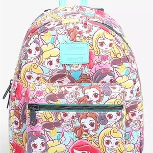 Loungefly Disney Princess Chibi Mini Backpack New w/ Tags